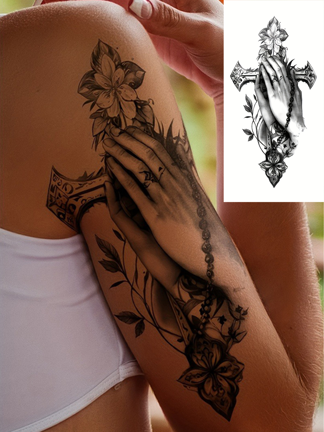 Black Gang Street Style Tattoo Sticker